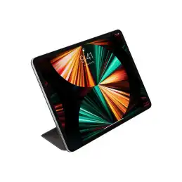 Apple Smart - Étui à rabat pour tablette - polyuréthane - noir - 12.9" - pour 12.9-inch iPad Pro (3ème gé... (MJMG3ZM/A)_2